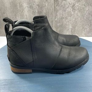 Sorel Black Ankle Boots